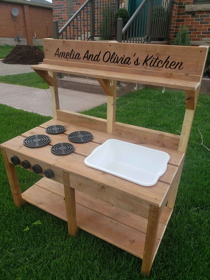 Single Sink Mud Kitchen