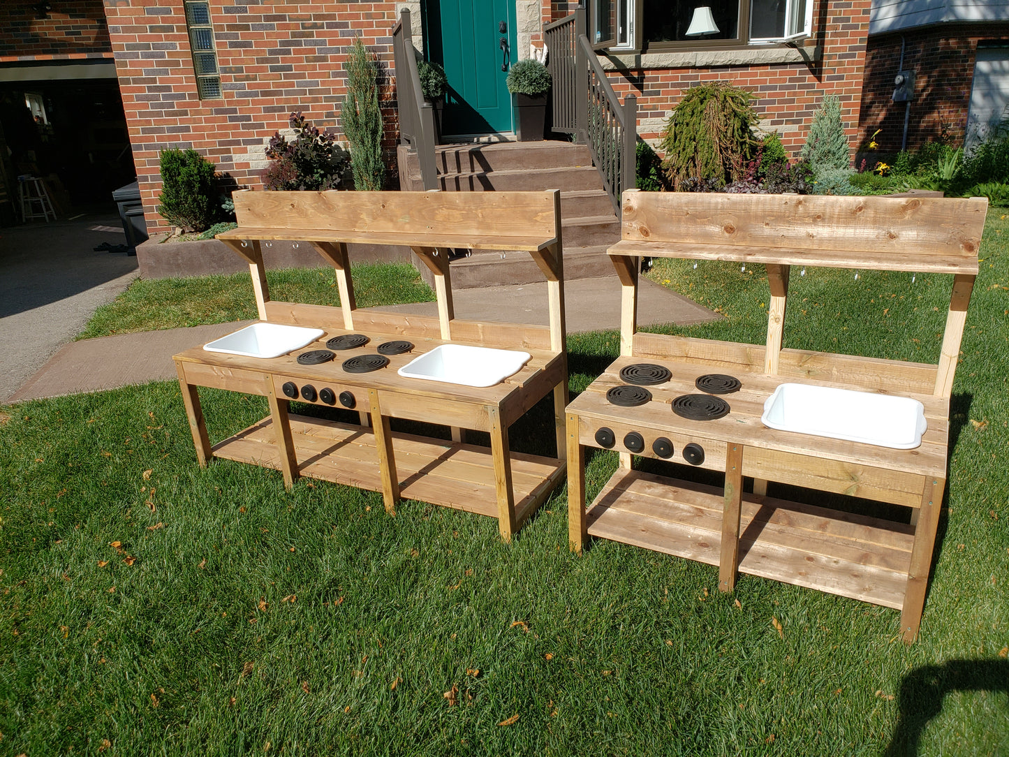 Double Sink Outdoor Mud Kitchen