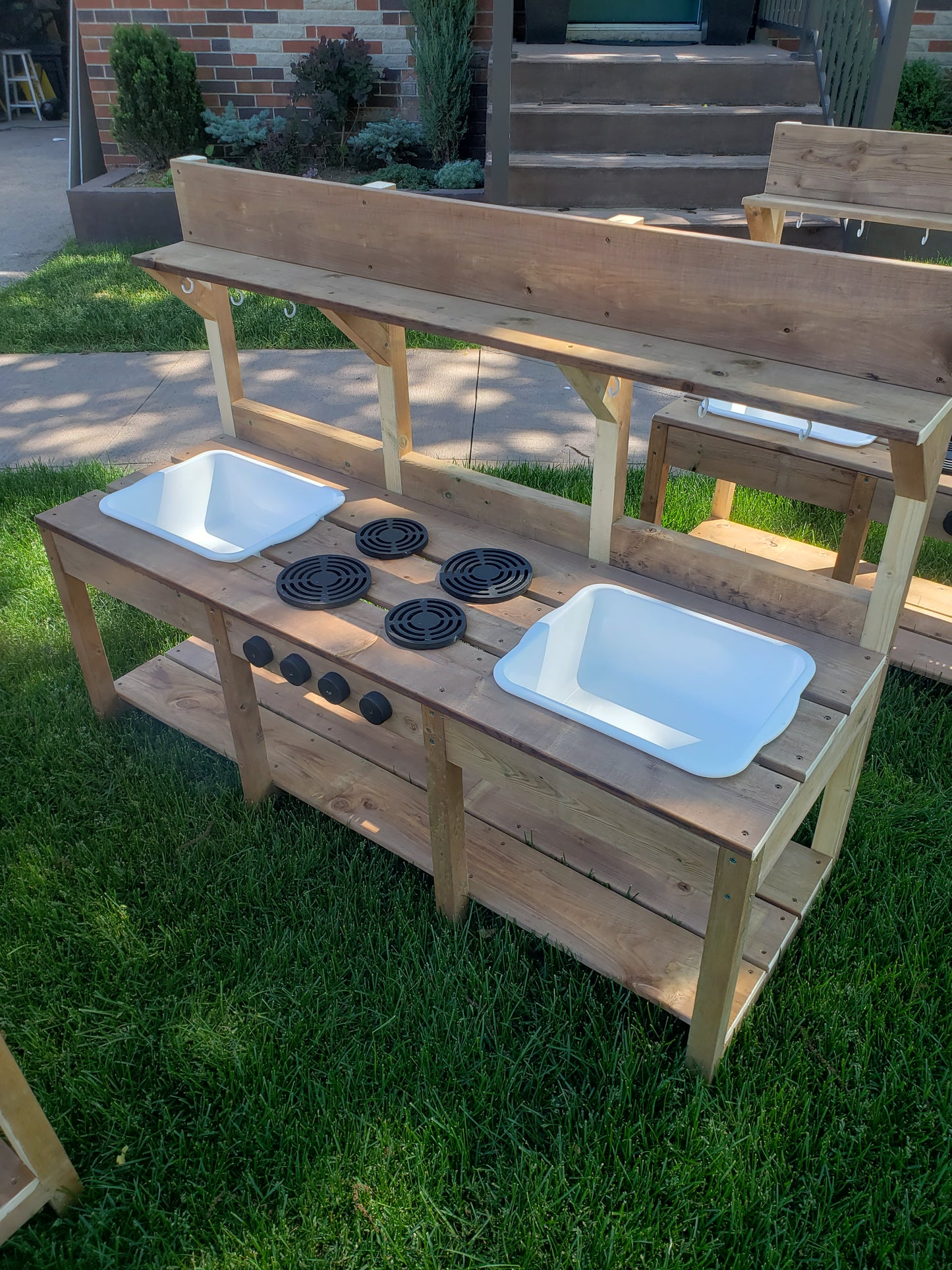 Double Sink Outdoor Mud Kitchen