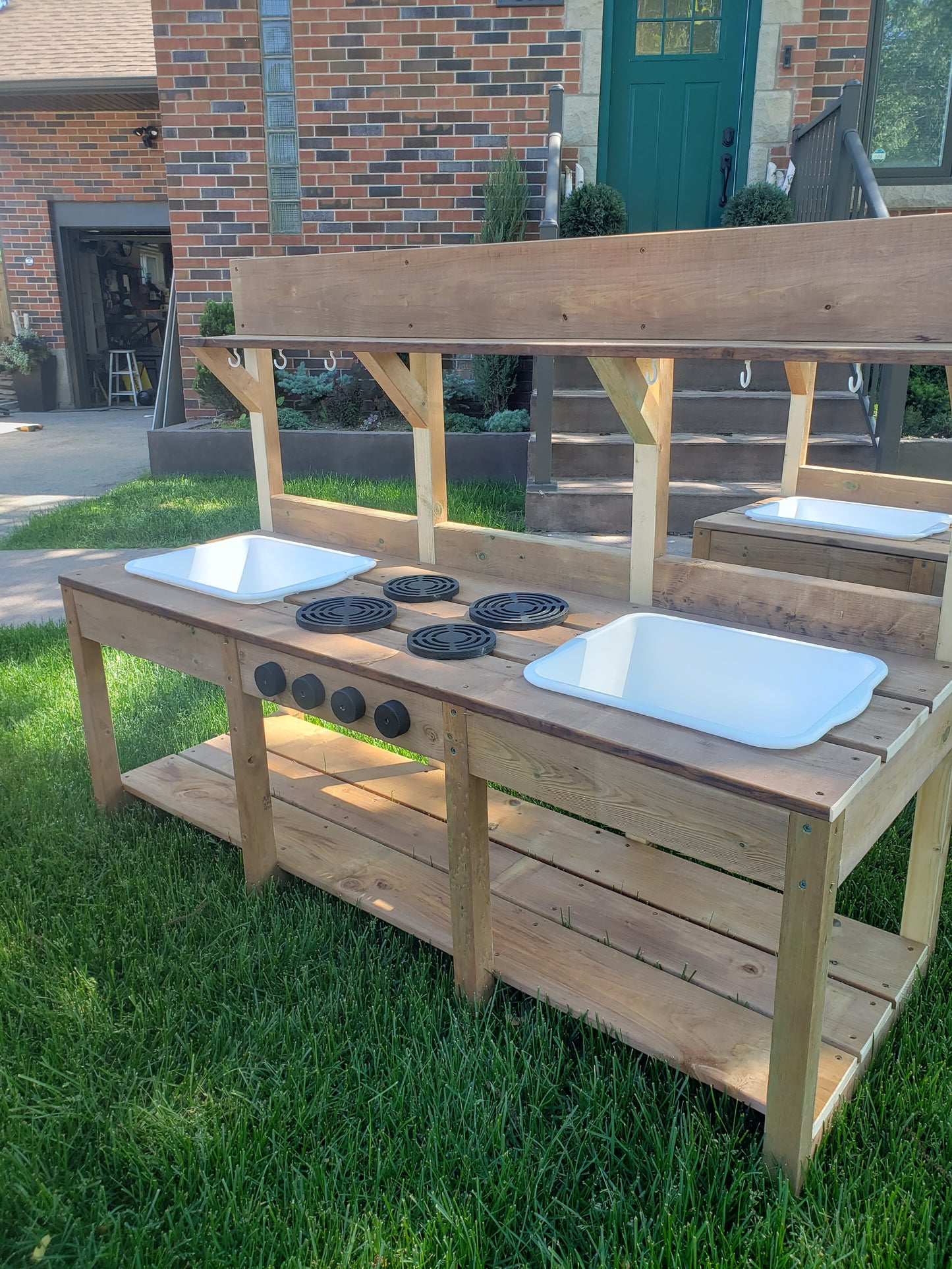 Double Sink Outdoor Mud Kitchen